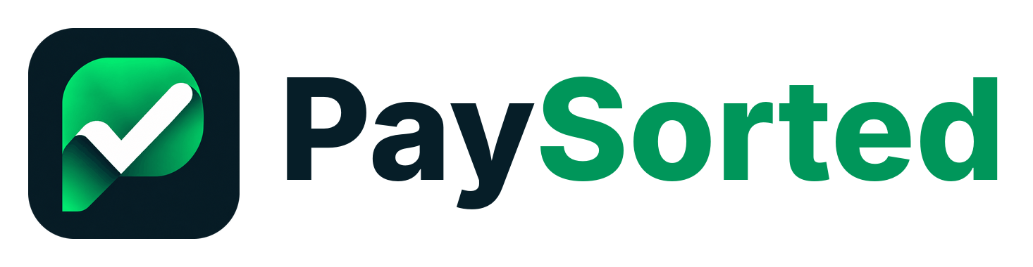 PaySorted logo for light backgrounds